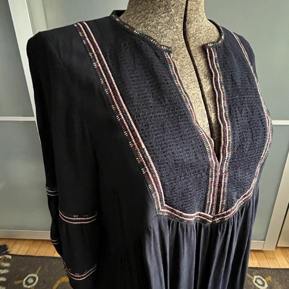 BA&SH Bohemian Relaxed-Fit Short Dress - Picture 2 of 11